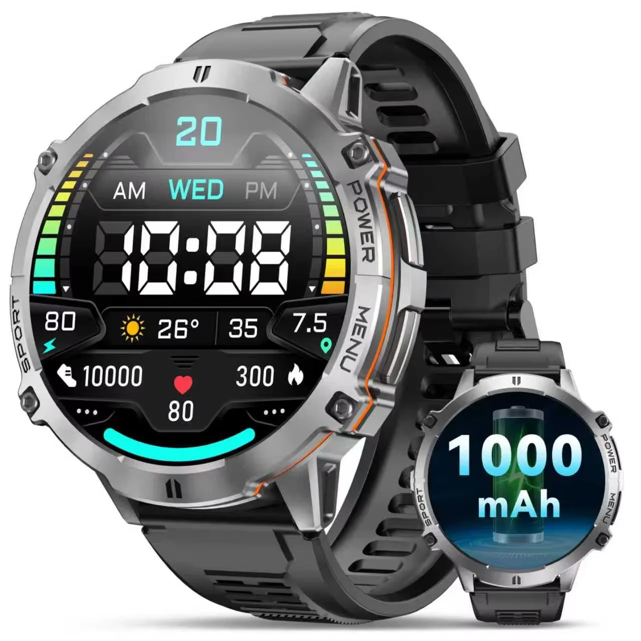 OUKITEL BT13 1000mAh SmartWatch 1.73