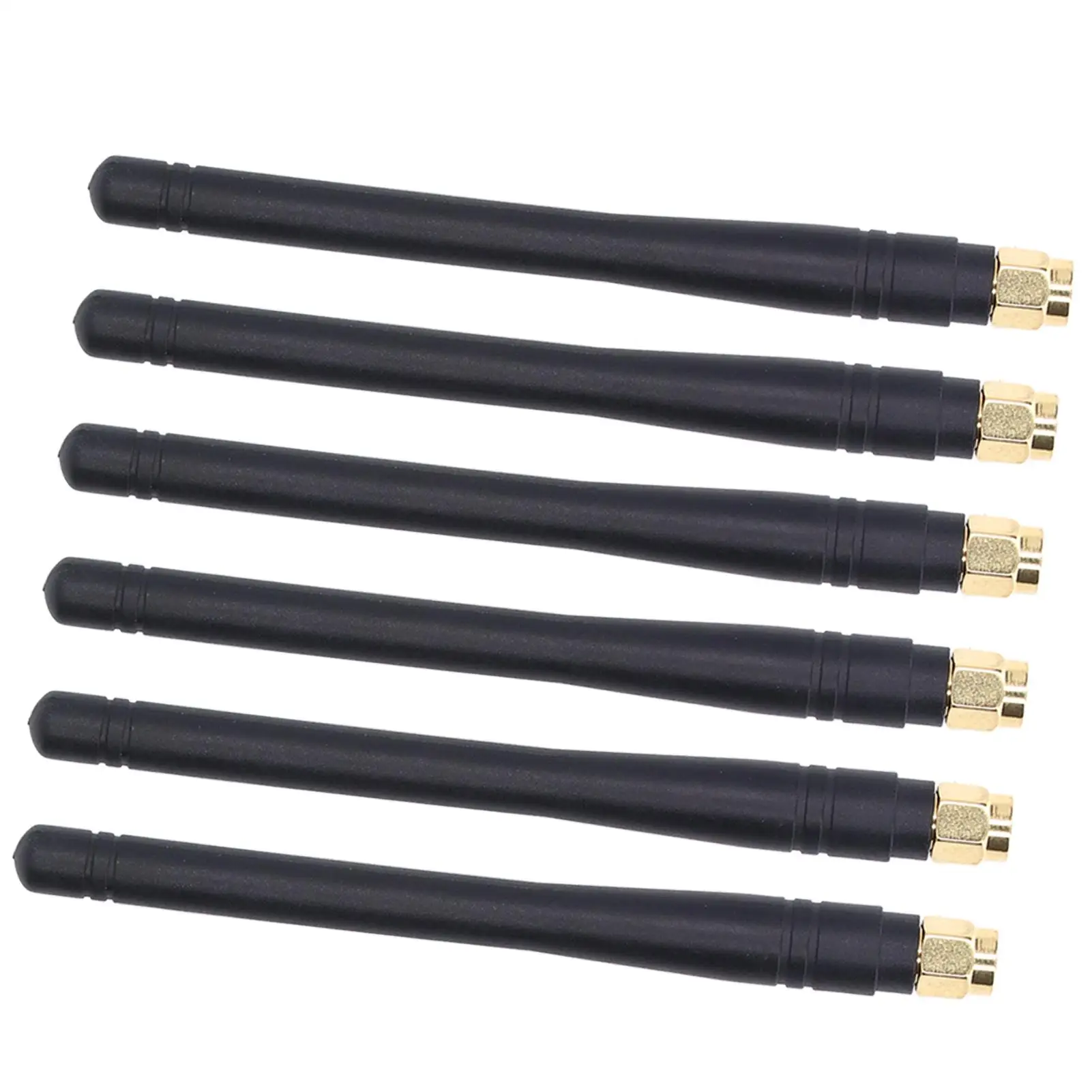 5Pcs High Gain Omnidirectional GSM Antenna - Waterproof SMA Male Straight Glue Stick