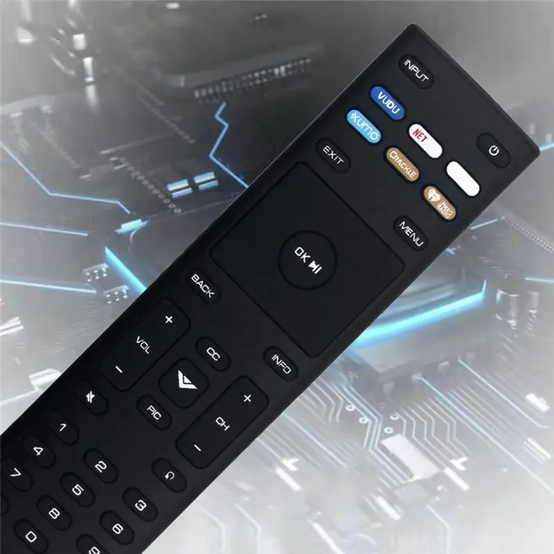 (A03R) XRT136 Remote Control Replace for VIZIO TV D24F-F1 D32FF1 D43F-F1 E55U-D0 E55UD2 E55-D0 E55E1 M65-D0 M65E0 P65-E1 P75C1