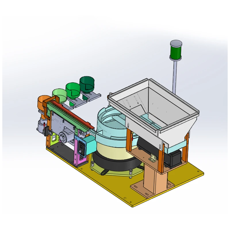 Multi Track Vibration Bowl Feeder Screw Vibratory Bowl Feeder for Candies