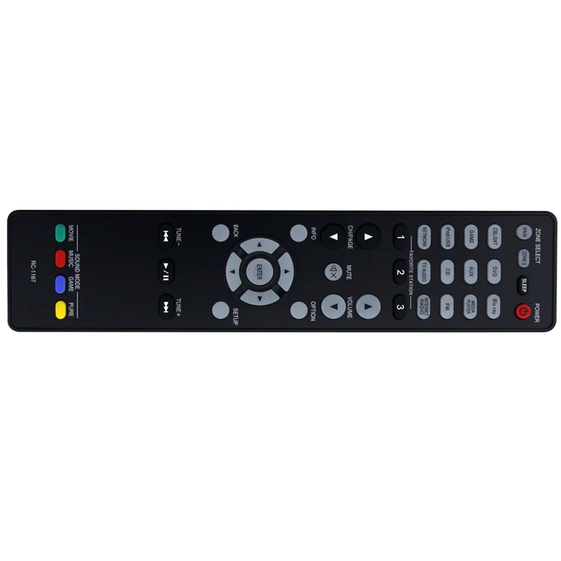 ABKI-ABS Control remoto RC-1167 reemplazar para Denon AV receptor AVR-2113 AVR-2113CI AVR-1913 AVR-2313CI AVR-2313 AVR2113 AVR2113CI