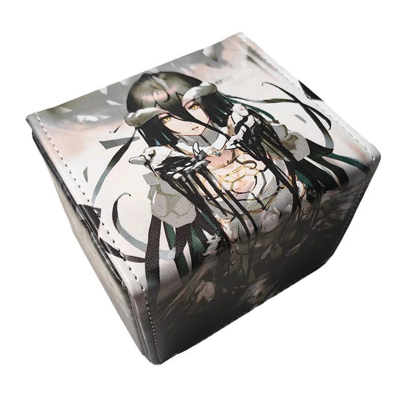 

Yu-Gi-Oh! WS Card Box Albedo PTCG Anime Game Collection Card PU pickup card storage box Gift Toys 10.5x9x8cm