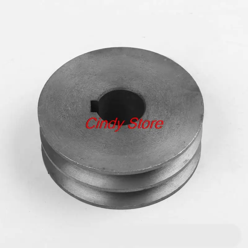 Motor da polia do entalhe dobro da correia V, tipo A ou B, polia do motor, ferro fundido, material do motor, acessórios da ferramenta elétrica, dia 50mm-100, 1Pc