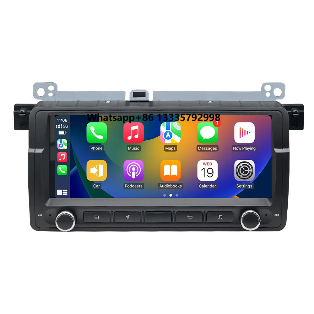 

Cross-Border Applicable to 1996-2006 Bmw E46 Android Large Screen Gps Navigation 8.8inch Carplay Auto