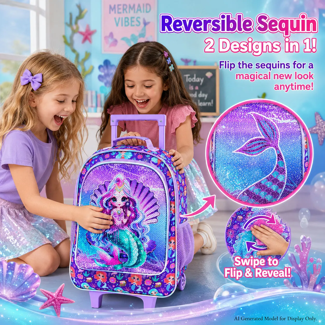 3pcs-rolling-backpack-for-girls-kids-roller-wheels-bookbag-wheeled-school-bag-with-lunch-bag