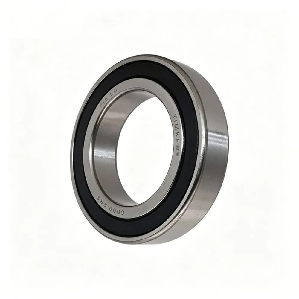 2PCS TIMKEN 6009-2RS Bearing 45x75x16mm Double Rubber Sealed Pre-Lubricated Low Noise Deep Groove Ball Bearing