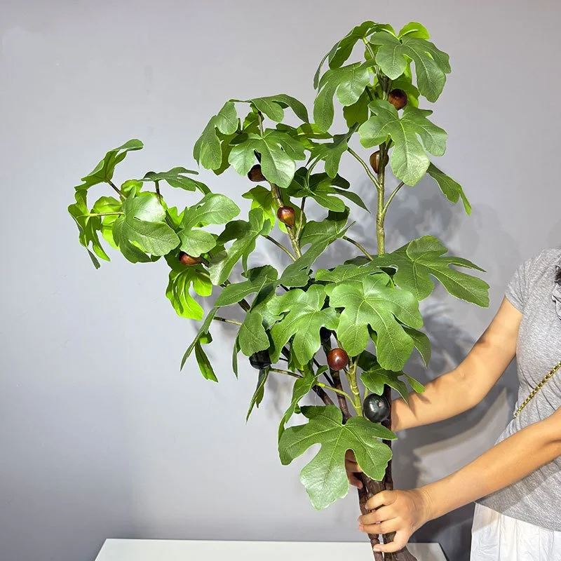 

Artificial plants tropical green branches bonsai living room courtyard garden outdoor indoor and outdoor home decoration