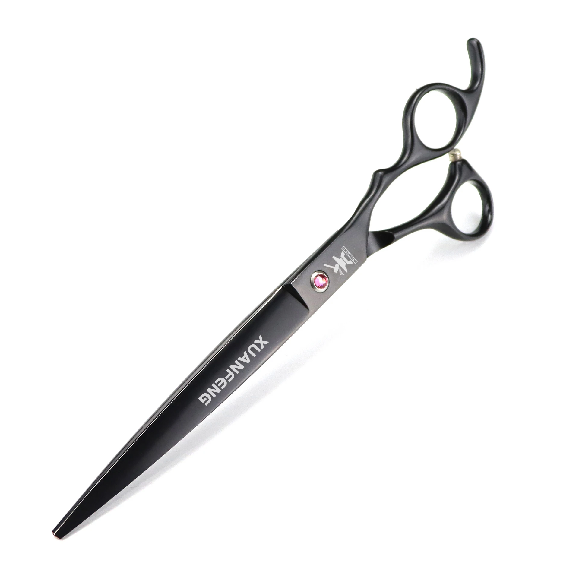 Forbici per capelli verdi da 8 pollici forbici da taglio per barbiere in acciaio 440C