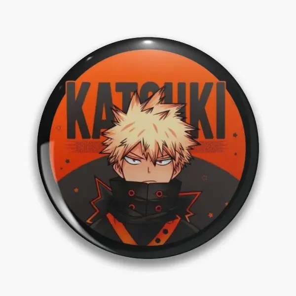 Katsuki Mha  Customizable Soft Button Pin Cartoon Clothes Creative Badge Decor Lapel  Women Hat Collar Brooch Jewelry Fashion