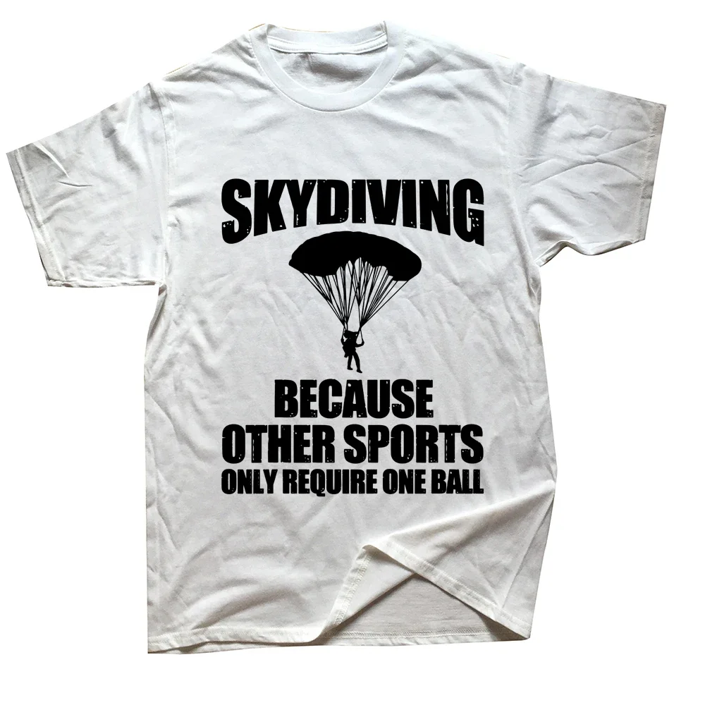 Graphic Cotton Streetwear Short Sleeve Birthday Gifts Summer Style T-shirt Cool Skydiving Art Skydive Parachute Skydiver T Shirt