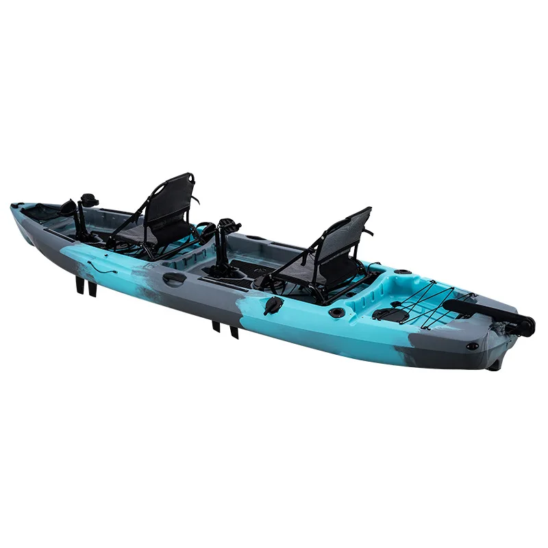 14 foot pedal boat, plastic boat, rotational fishing boat, kayak, hard boat.