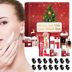 Christmas Advent Calendar Christmas retinol face cream serum lip balm Cosmetics Set 24 Days Countdown Advent Calendar Cosmetic