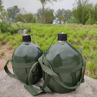 Convenient And Portable Camping Water Bottle Outdoor Trips Outdoor Camping Bottle Bottle Aluminum Green 1.5L 2L 3L
