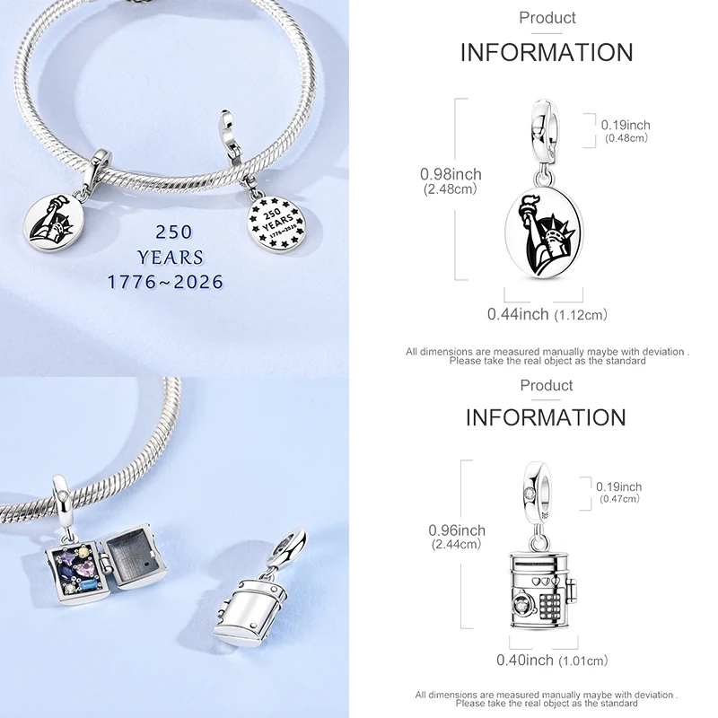 925 Sterling Silber Charm-Perlen Tagebuch Film Haus Sonne Mond Flugzeug Reise Kaffee DIY Armband Halskette Schmuck Geschenk für Frauen – Detail 6