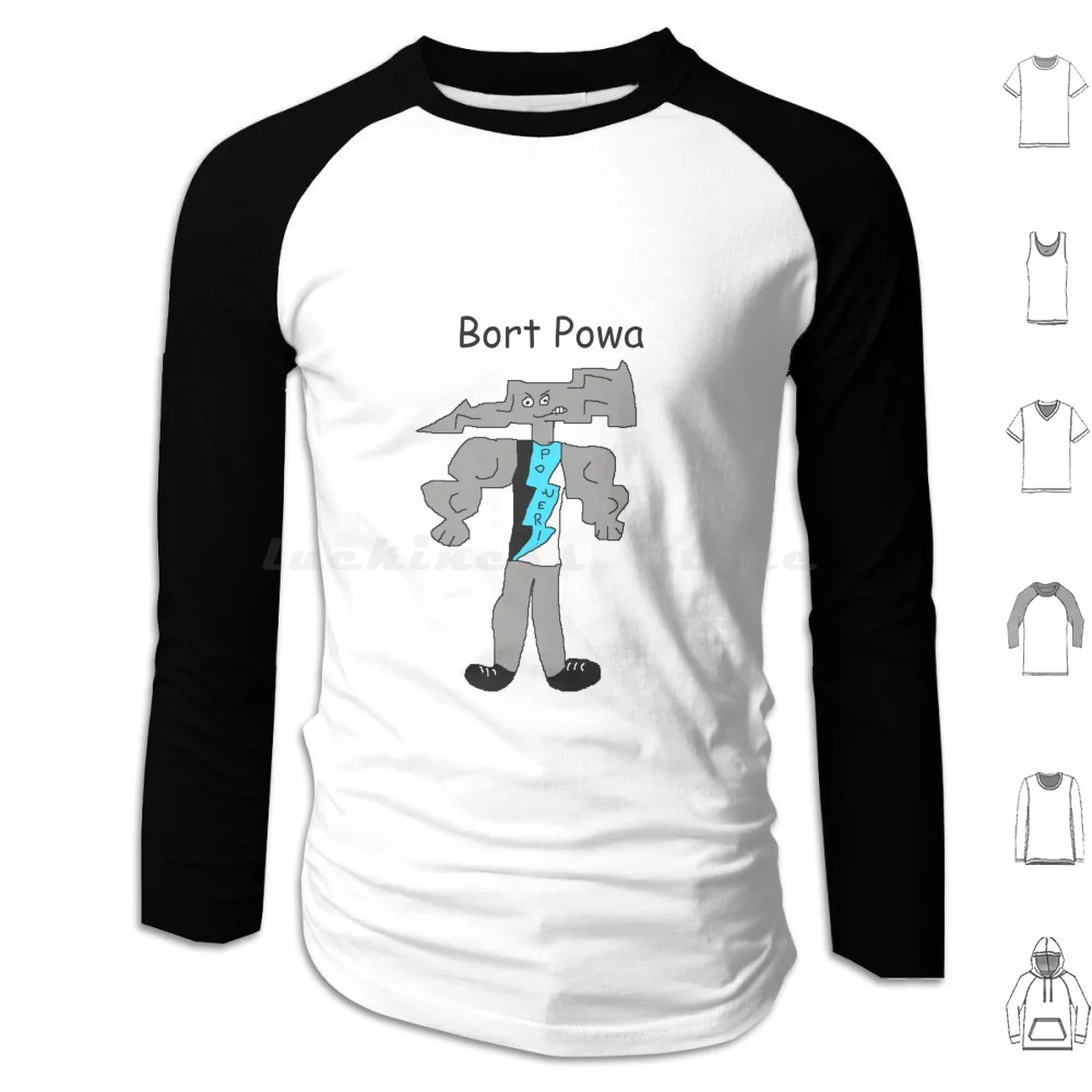 Bort Powa Hoodies Long Sleeve Afl Port Power Port Adelaide Football Aussie Rules Bort