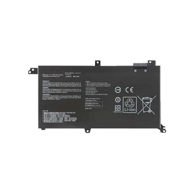 Imagem -03 - Nova Bateria do Portátil B31n1732 para Asus Vivobook S14 S430fa S430fn S430ua X430un R430fa X430fn X571g X571lh X571gt X571gd 42wh