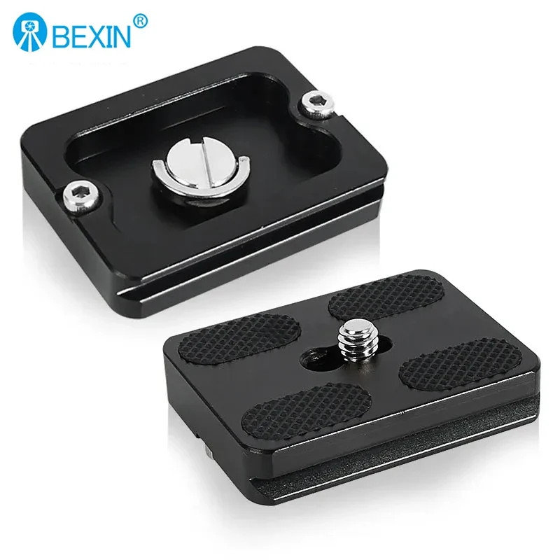 BEXIN QR-60 Universal Camera Plate Quick Release Clamp Holder Tripod Ball Head Mount Adapter Clamp for Arca Swiss DSLR Camera