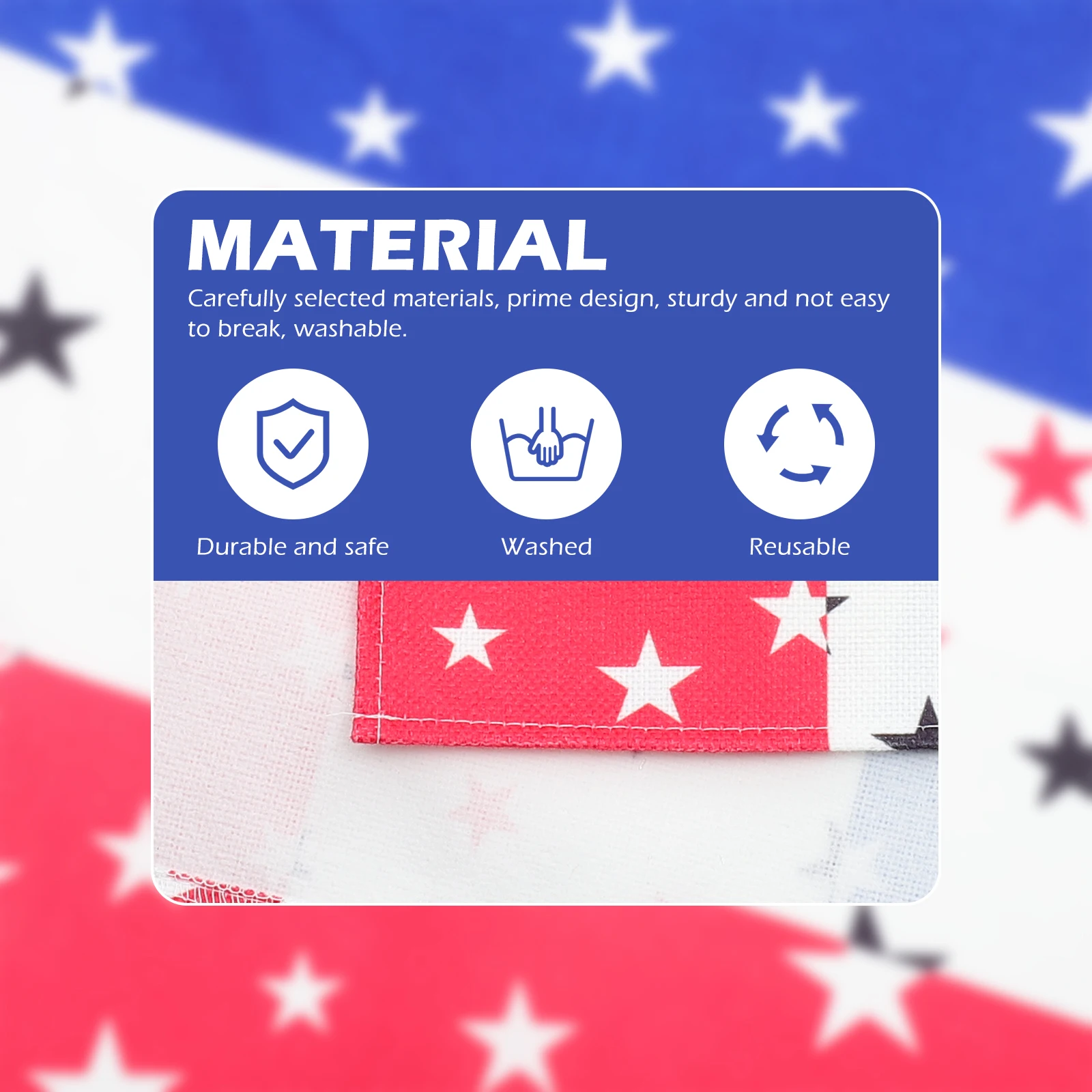 

American Flag Table Runner Independence Day Party Decoration Waterproof Party Supplies For Home Hotel Decor