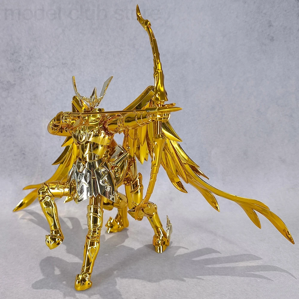 In stock CS Model Saint Seiya Myth Cloth EX Sagittarius Aiolos Totem/Object With Metal Armor Knights of the Zodiac Action Figure