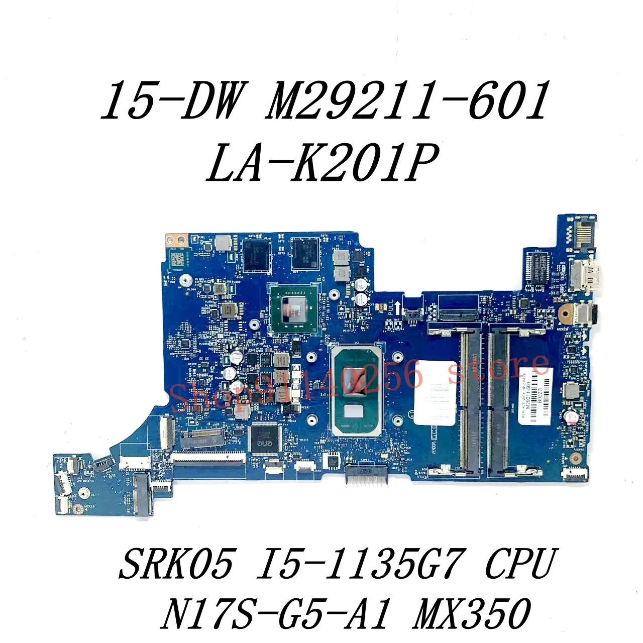 Placa base de ordenador portátil HP 15-DW, M29208-601 de M29209-601, M29210-601, M29211-601, CPU I3 / I5/I7, GM/MX350, 100% probado