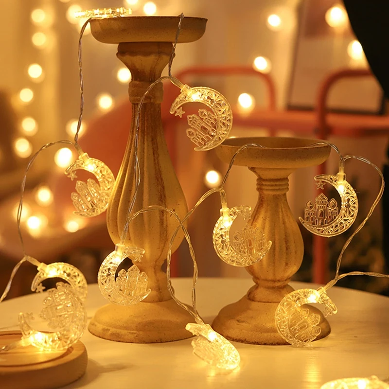 Islamic Light String Lights Ramadan Decorations For Home USB Powered Extendable ,C