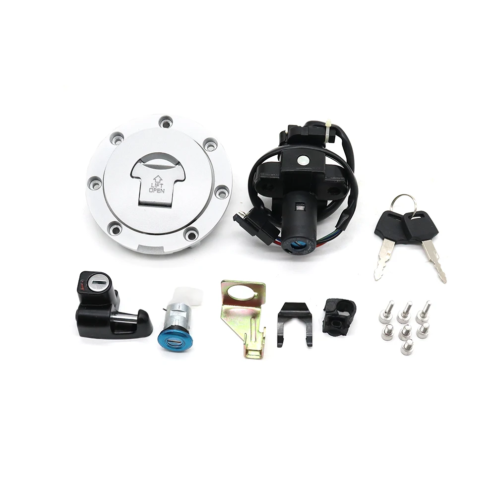 Ignition Switch Fuel Gas Cap Cover Seat Lock Set For Honda CB400 CB400SF 1992-1998 VT250 MC20 CB-1 400 VT250 CB750 VFR400