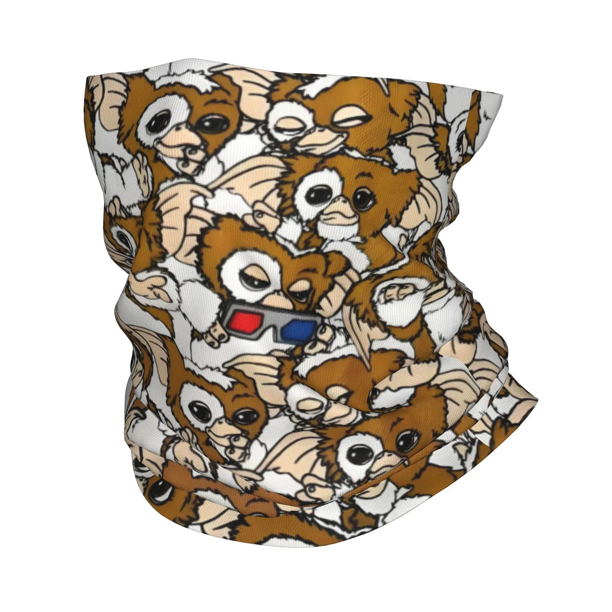 Gremlins'ES Gizmo 80s Movie Comedy  Bandana Neck Warmer Men Women Winter Ski Hiking Scarf Gaiter Mogwai Horror Face Cover