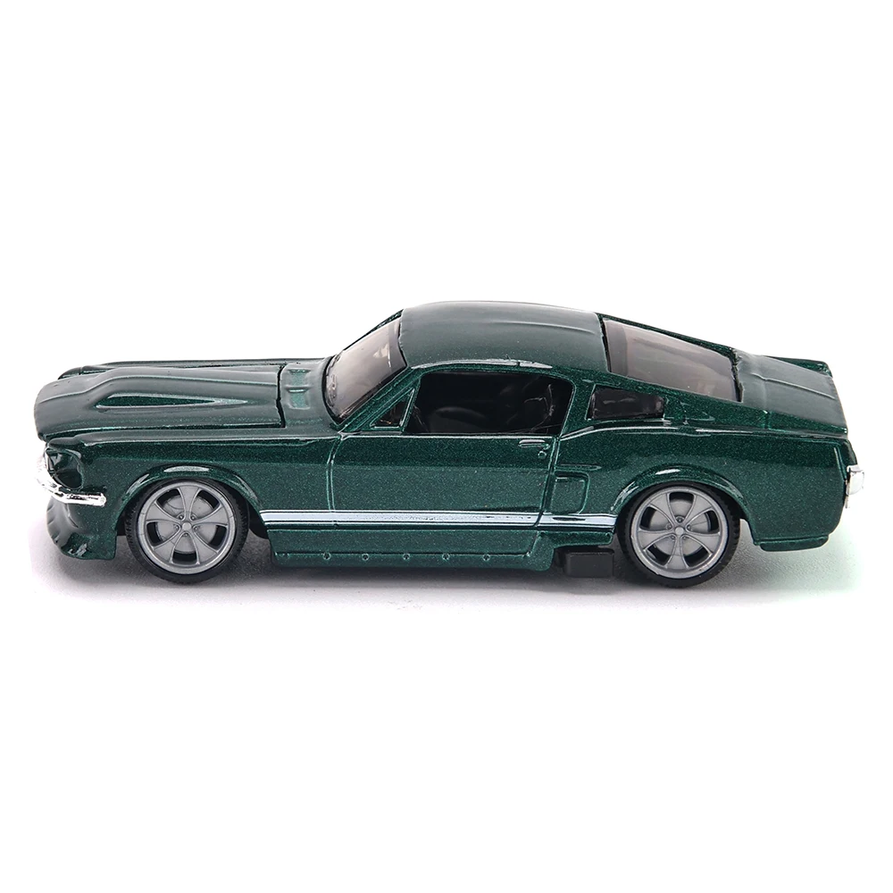 Bburago 1967 FORD MUSTANG GT Lamborghini Cadillac Benz BMW Scale Car Model Replica Collection Kids Xmas Gift Toys for Boys