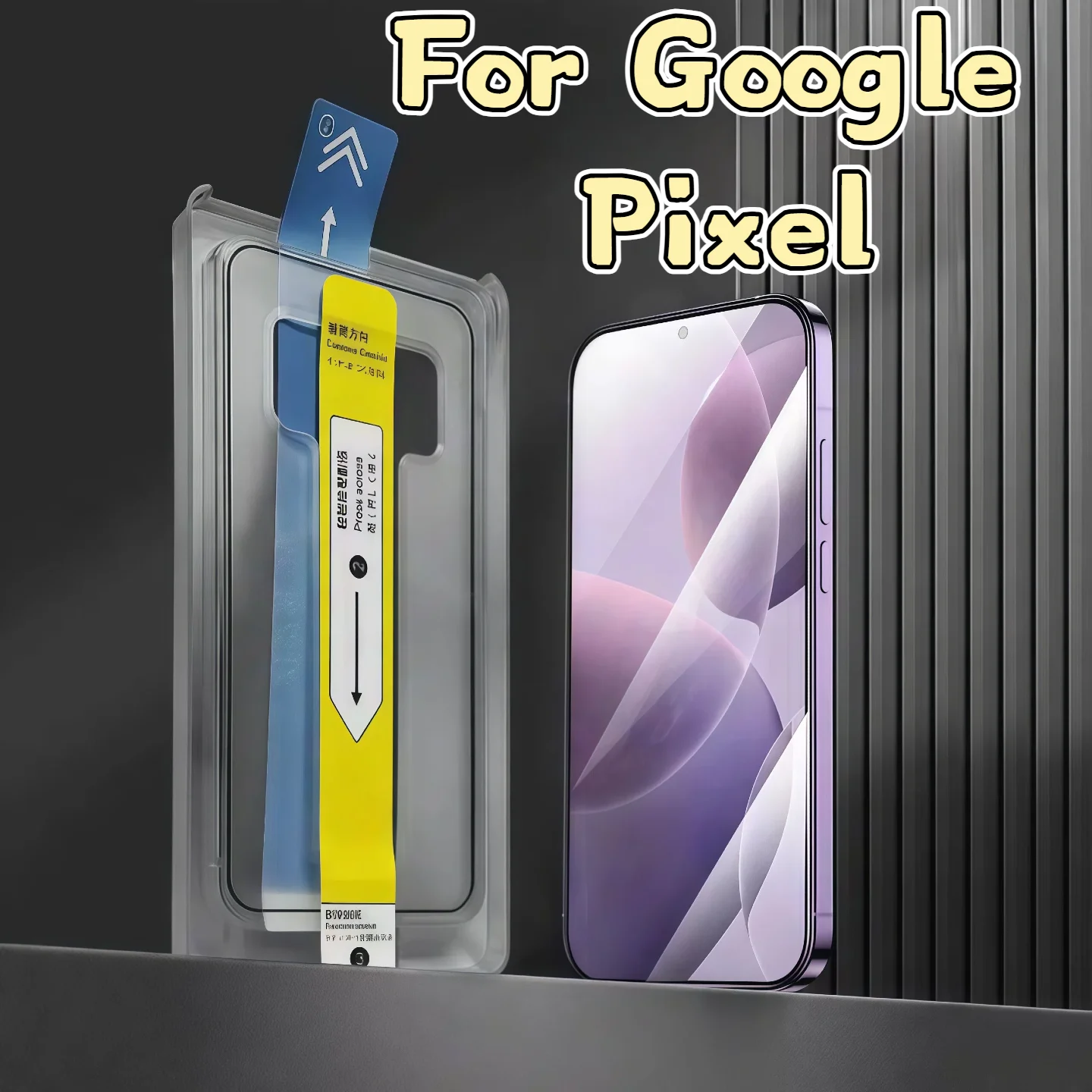 For Google Pixel 9XL 9 8a 6a 7 7a 8 9a Pro 5G Tempered Glass Screen Protector Auto Dust Removal Easy Install