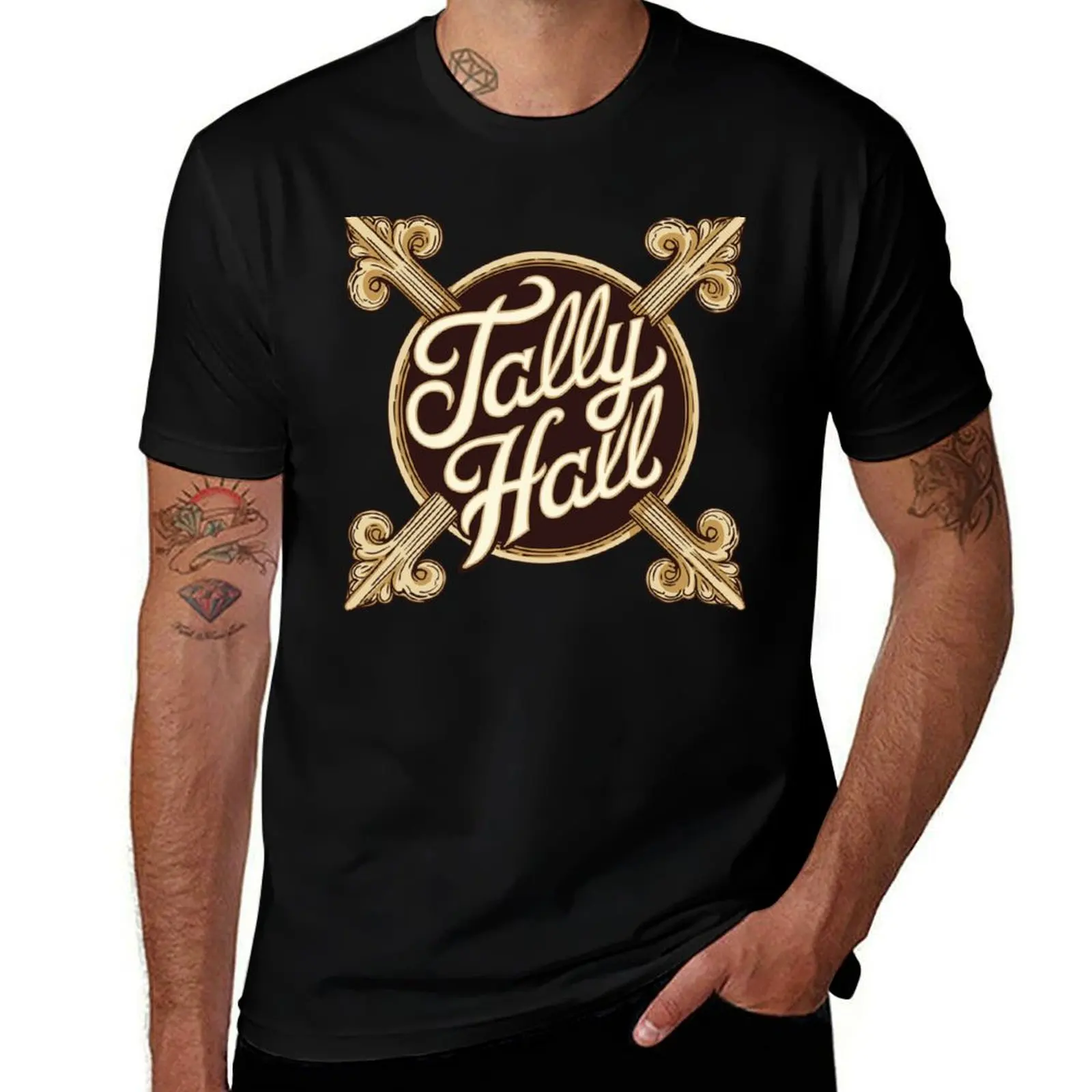 Tally hall logo T-Shirt Casual Lightweight Short Sleeve Top T-Shirt