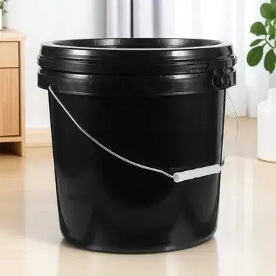 

Paint Bucket Round Multi Functional Large Capacity 10L Durable Paint Storage Container Outdoor Practical Bucket
