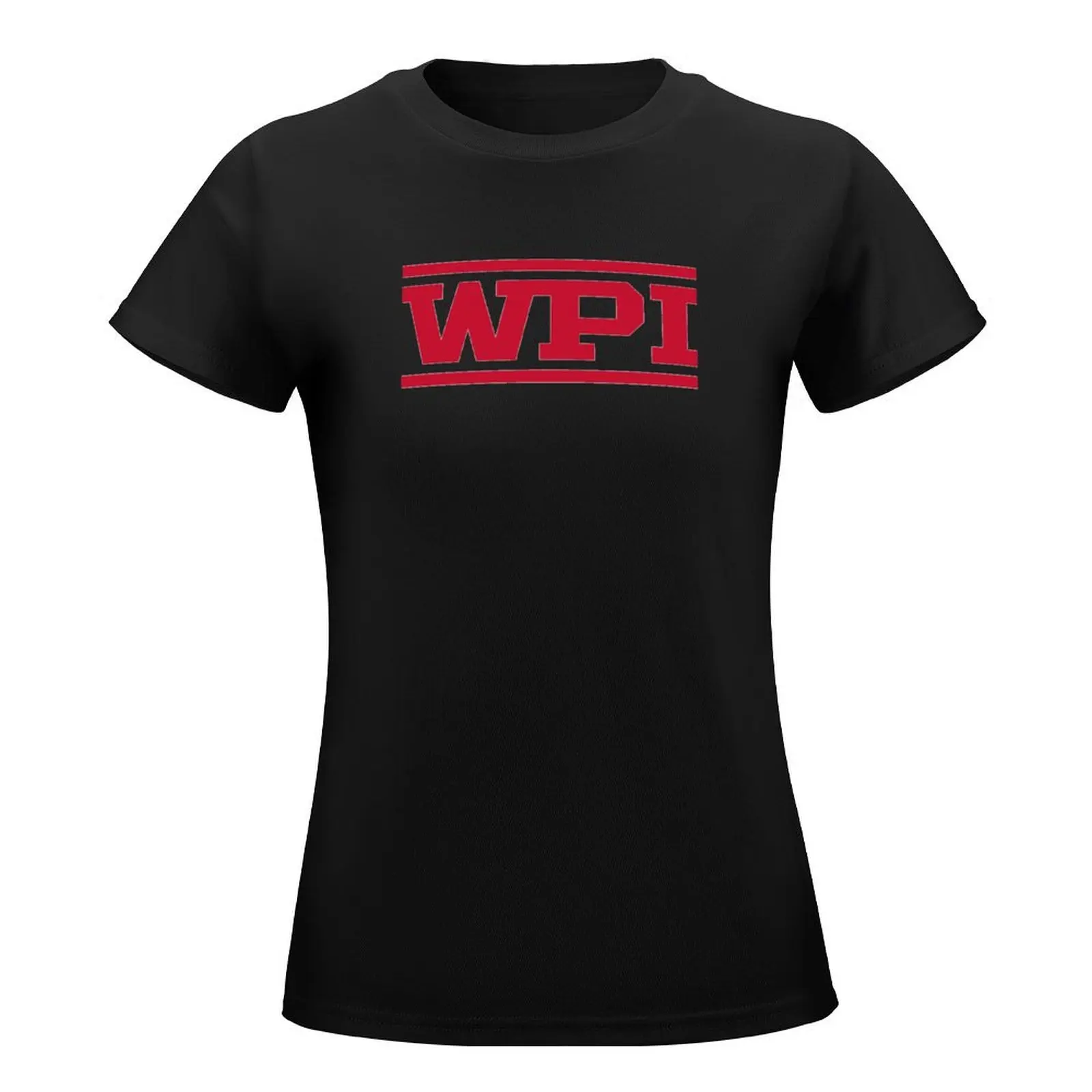 WPI Logo T-Shirt graphics tees black t shirts for Women