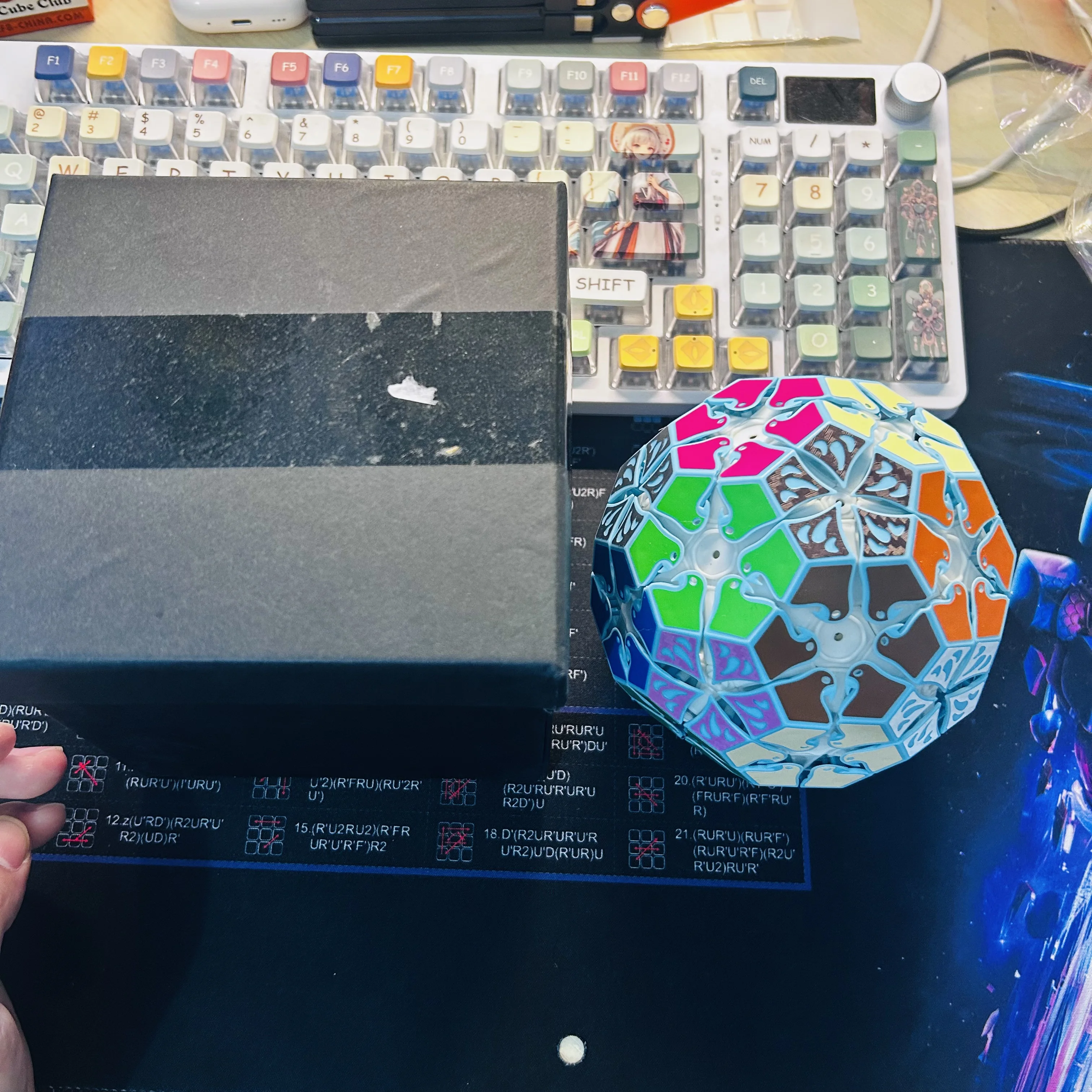 ألعاب VerryPuzzle Love Bird Cube Magic Cube Puzzle مجموعة ألعاب الجسم الزرقاء