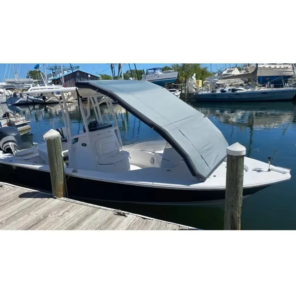 Toldo plegable al aire libre, toldo de vela impermeable, cubierta de toldo inflable para barco yate