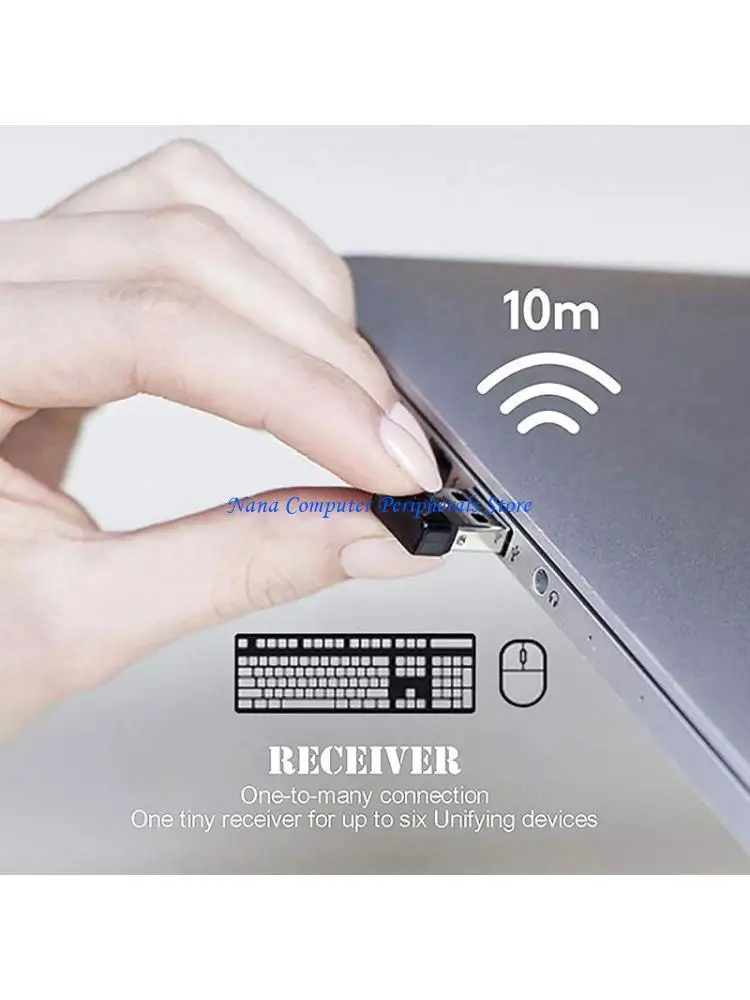 

F68C Новый для объединения беспроводного USB -приемника для клавиатуры и мыши для MX M905 M950 M505 M510 M525