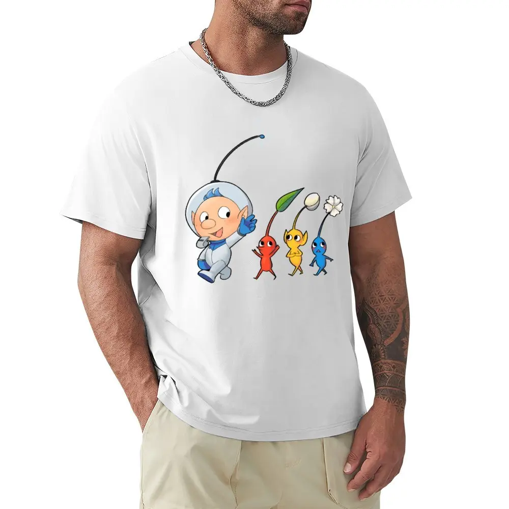 Pikmin 3 Alph Premium Scoop for S Crewneck T-shirt Move Tshirt Novelty Humor Graphic Leisure USA Size