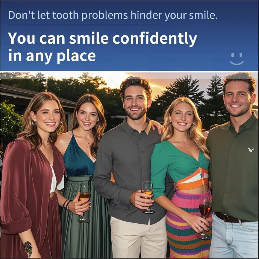 Tooth Repair KitTemporary Natural Shade for Filling The Gap Moldable Thermal Beads Replacement Kit Replace The Missing or Broke