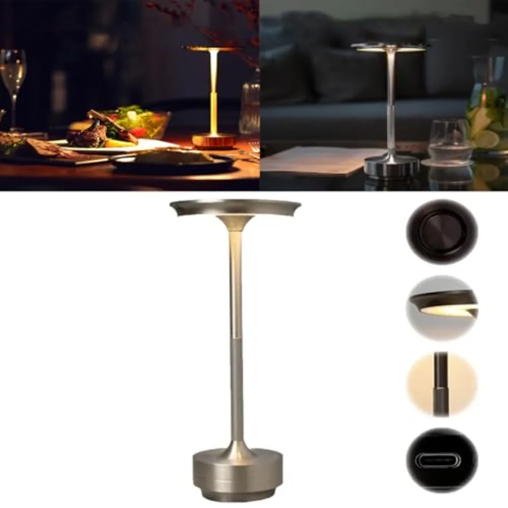 

Creative New Chinese Style Table Lamp USB Versatile LED Table Lamp Atmosphere Light Metallic Desk Bedside Lamp Camping