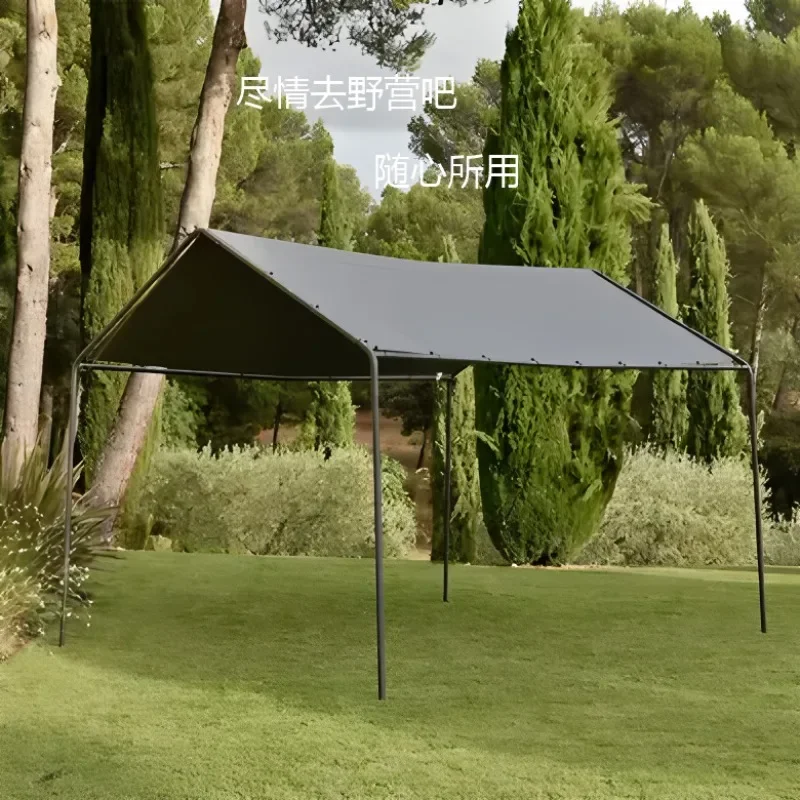 Outdoor lawn camping Milan canopy household carport leisure pavilion simple shed rainproof