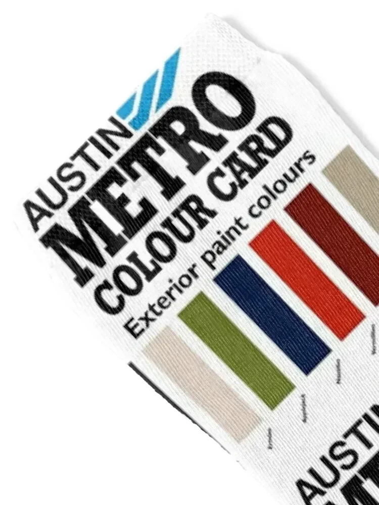 AUSTIN METRO COLOUR CARD Socks football sheer hip hop Designer Man Socks Women's