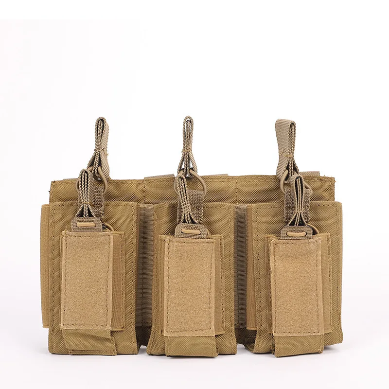 

New Tactical Triple Pack Accessory Pistol Magazine Bags Field Vest Multifunctional Hanging Package Outdoor Storage Bag