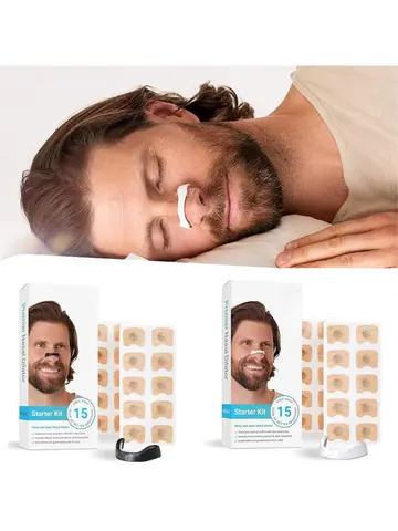 15Pairs Magnetic Nasal Breathing Dilators Kits Sport Nasal Dilator Boost Oxygen Intake,Breathing Refill Nose Clip