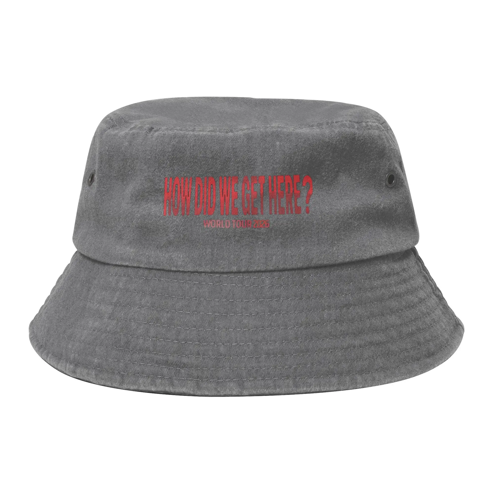 how did i get here louis tomlinsons Cotton Bucket Hat for Unisex Summer Travel  Denim Bob Hat Harajuku for Outdoor