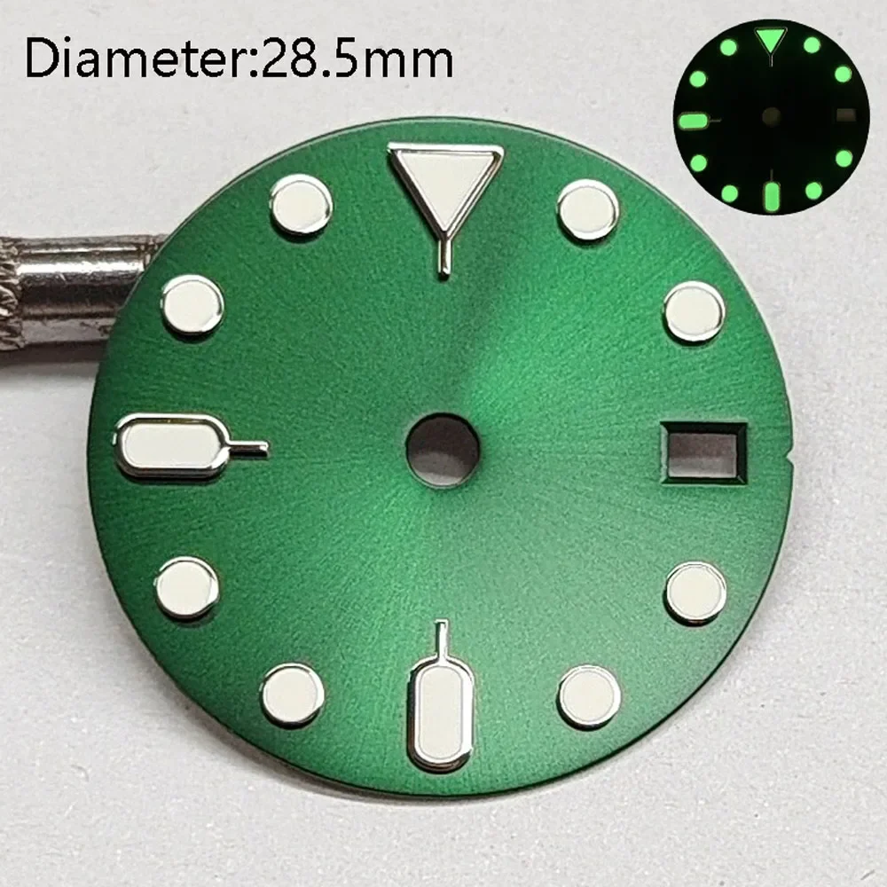 Quadrante PROSPEXX luminoso modificato da 28,5 mm NH35/NH36 adatto per orologi con movimento automatico NH35/NH36 modific personalizza il logo