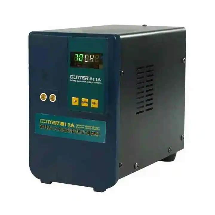 Glitter 30KW 811A Spot Welding Machine Copper Spot Welder for Li-ion Storage Battery Pack Welding With S-75B Split Welder Pen