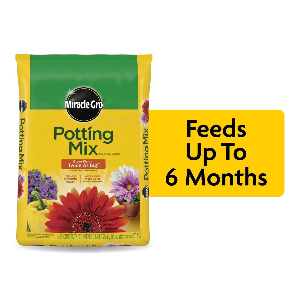 Universal Potting Soil Mix for Indoor and Outdoor Plants Flowers Shrubs 25 Quart Bag