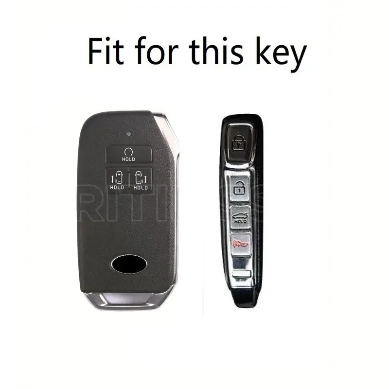 ABS+Silica Car Key Cover Case for Kia K5 Sportage R Stinger Sorento Cerato Key Fob Cover Holder for Kia Carnival 4th Generation