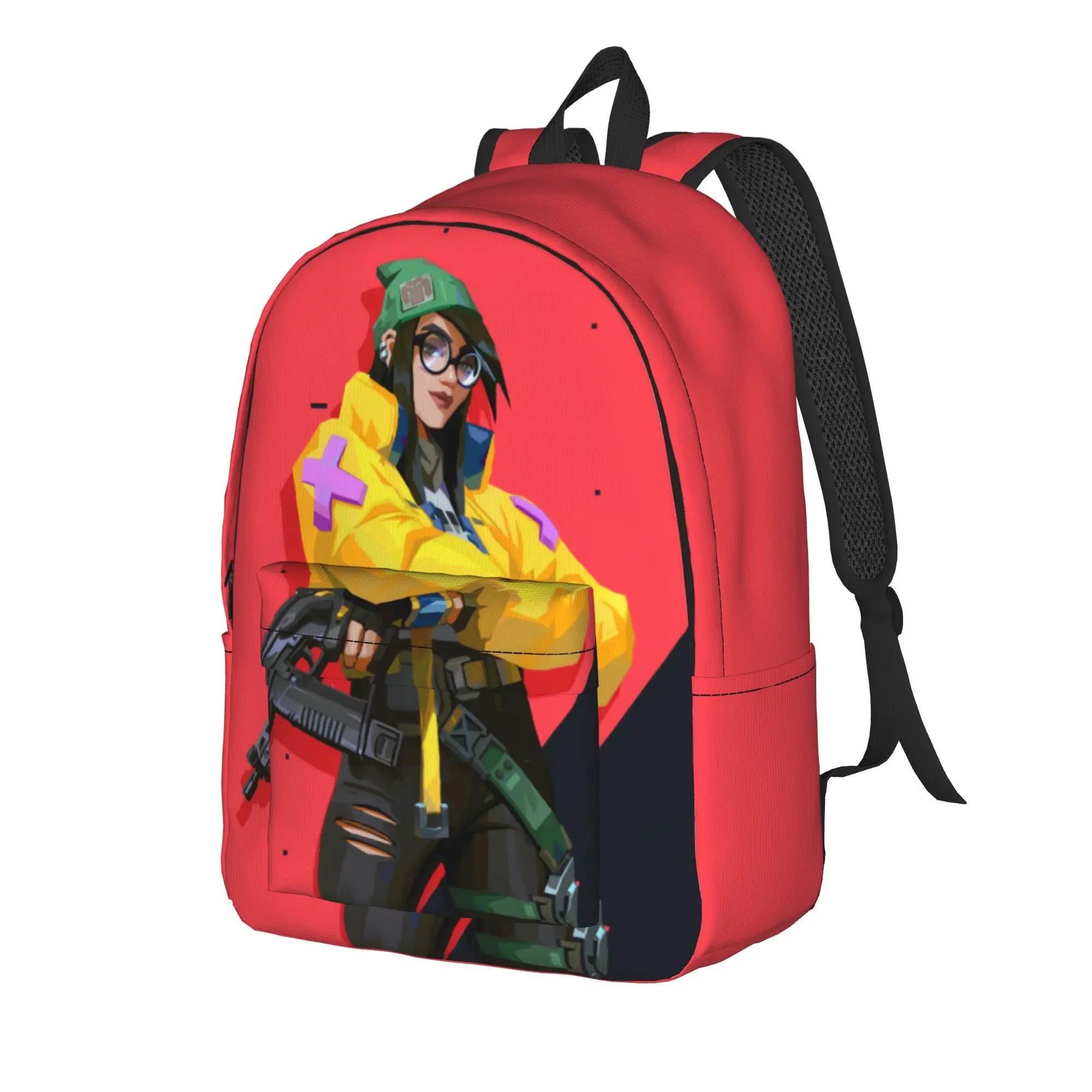 Killjoy Backpack V-Valorant Kawaii Backpacks Teen Workout Breathable School Bags Custom Rucksack