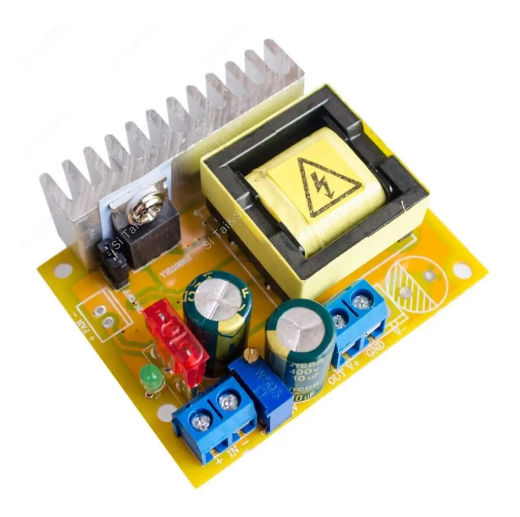 8-32V to 45-390V DC-DC Boost Converter Step Up Power Supply Module High Voltage ZVS Capacitor Charging Board