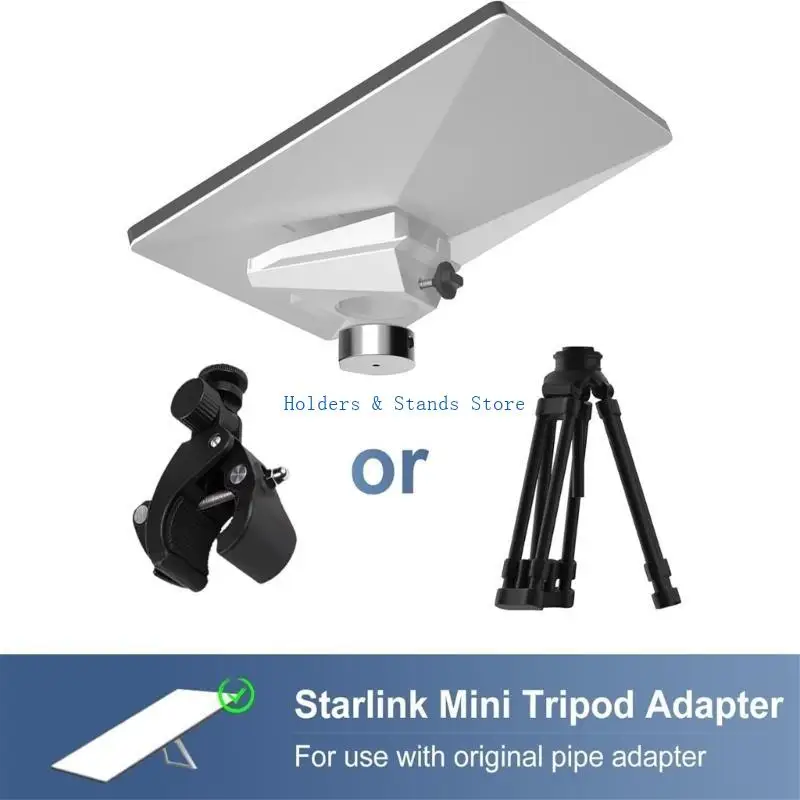 Y4ue para mini tubería soporte 1/4 adaptador tornillo tornillo aluminio adaptador soporte satélite mini adaptador